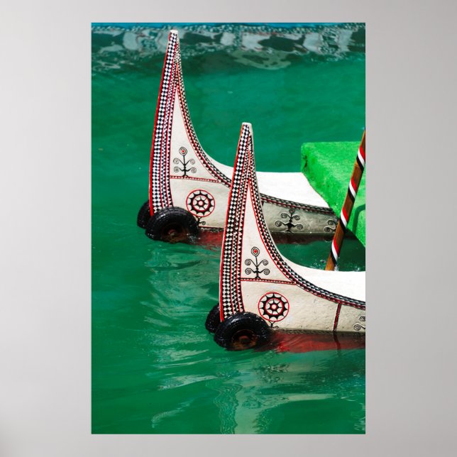 Poster Canot des Autochtones (Devant)