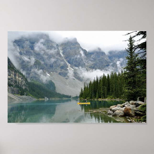 Poster Canot jaune (Devant)