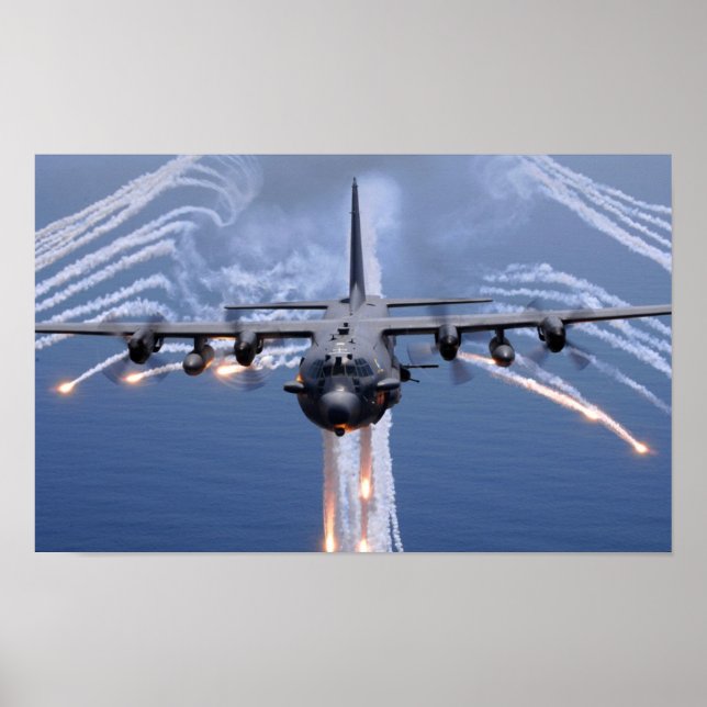 Poster Canotage de spectre AC-130 (Devant)
