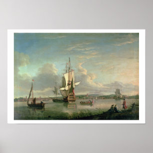 Poster Canotage sur la Tamise de Woolwich