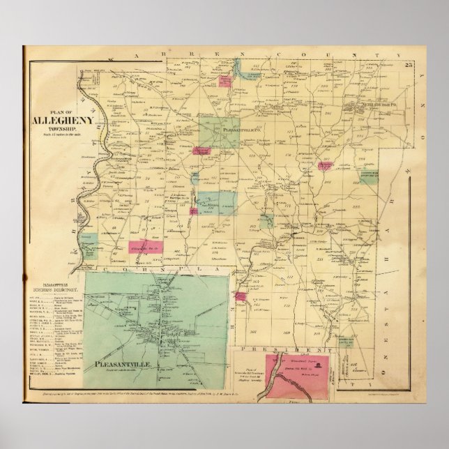 Poster Canton d'Allegheny (Devant)