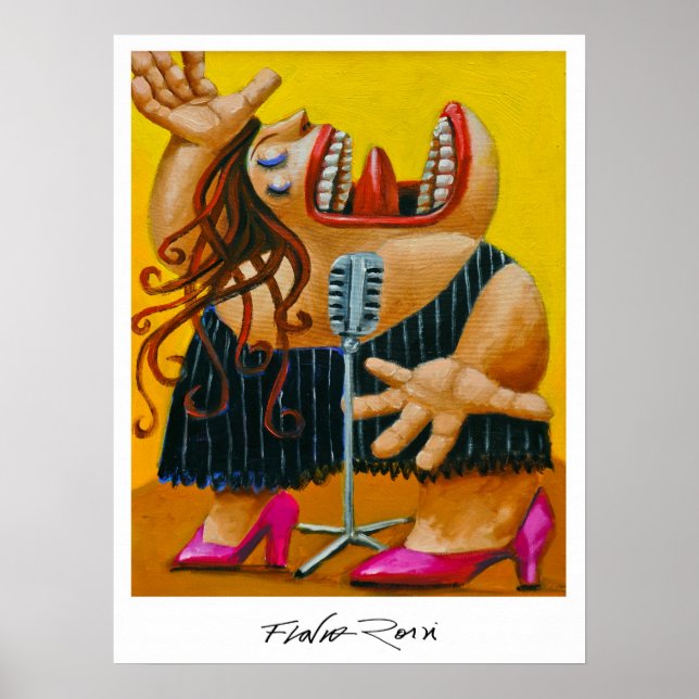 Poster : Cantora par Flavio Rossi (Devant)