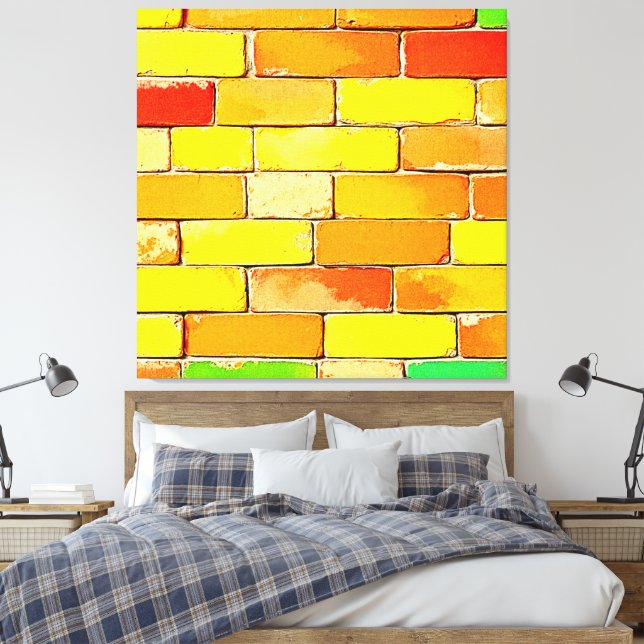 Poster Canvas Print (Insitu(Bedroom))