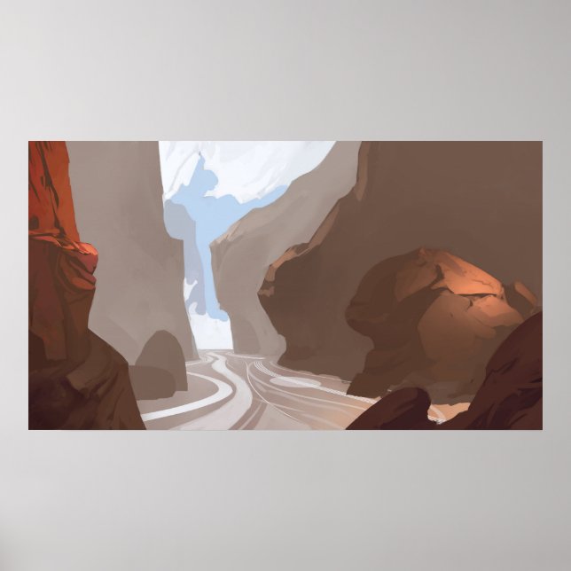 Poster Canyon (Devant)