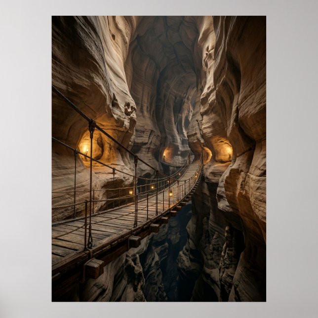 Poster Canyon Bridge Cave Adventure Path (Devant)