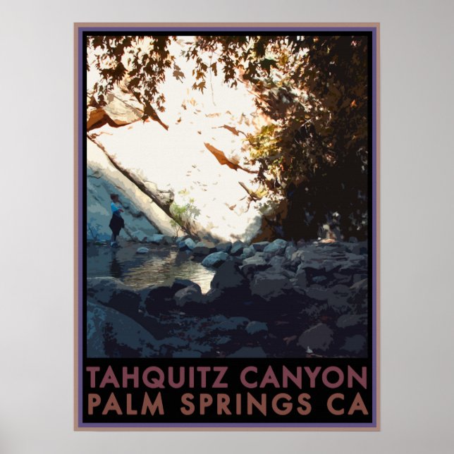 Poster Canyon de Tahquitz (Devant)
