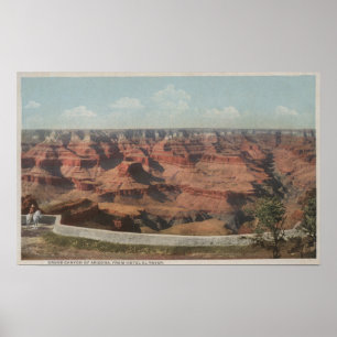 Poster Canyon grand, Arizona - vue de canyon de Hote