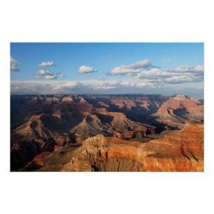 Poster Canyon grand vu de la jante du sud en Arizona