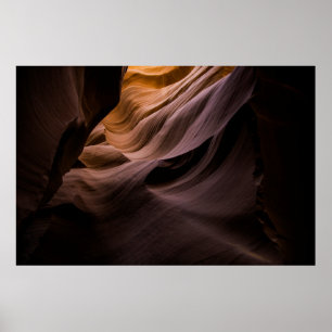 Poster Canyon motif paysage désert