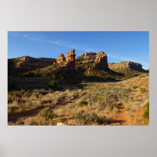 Poster Canyon No Thoroughfare Monument national du Colora