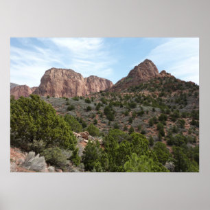 Poster Canyons Kolob au Parc national de Sion