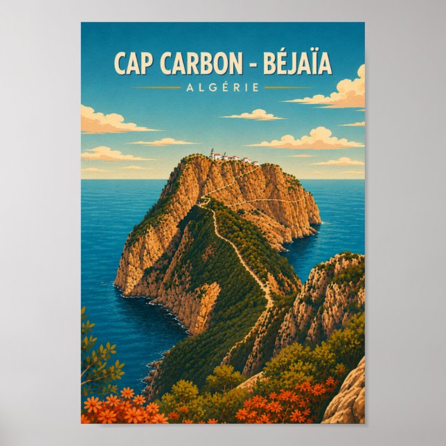 Poster Cap Carbon - Béjaïa (Devant)