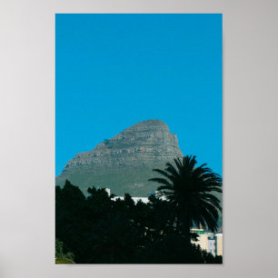 Poster Cap Lion's Head Mountain ZA Afrique du Sud