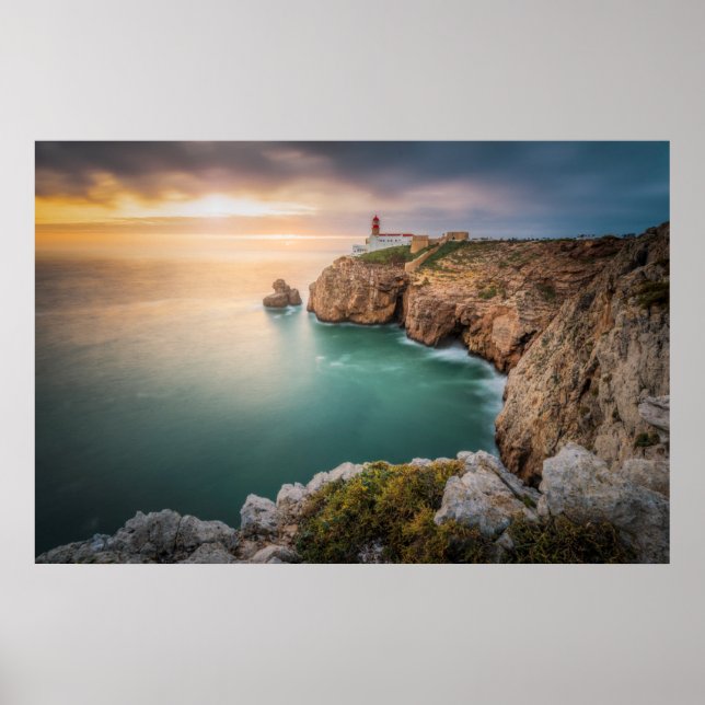 Poster Cap Saint-Vincent | Sagres, Algarve, Portugal (Devant)