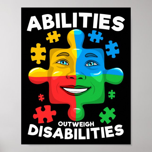 Poster Capacités par rapport aux déficiences Sensibilisat (Devant)