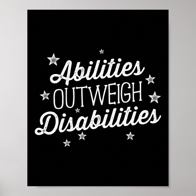 Poster Capacités supérieures aux déficiences orthophoniqu (Devant)