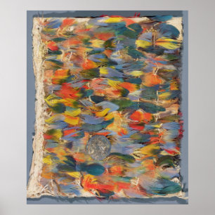 Poster cape à plumes