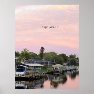 Poster Cape Coral, Florida scenic photo,