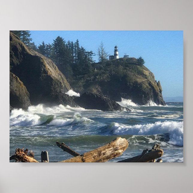 Poster Cape Disappointment Lighthouse (Devant)