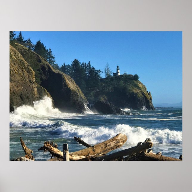 Poster Cape Disappointment Lighthouse, Washington (Devant)