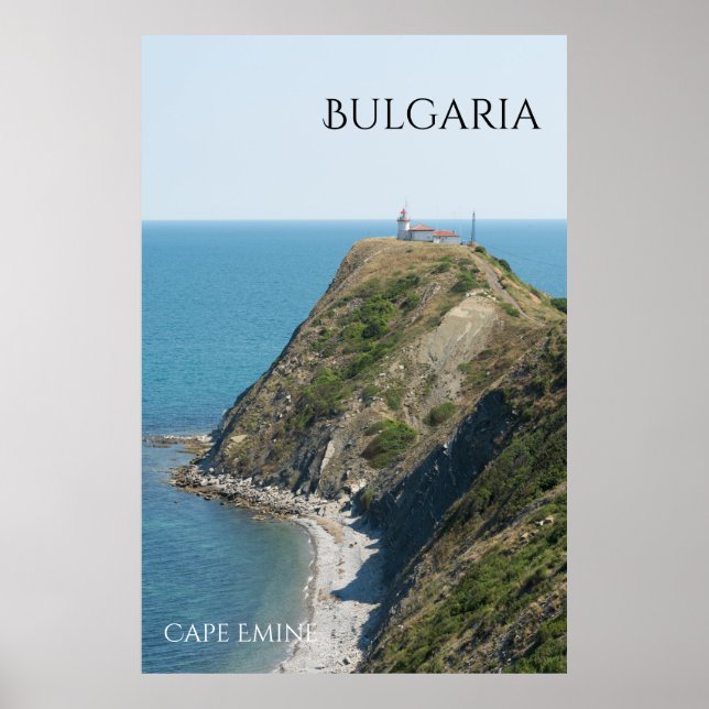 Poster Cape Emine. Bulgarie (Devant)