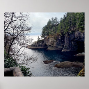 Poster Cape Flattery Olympic Peninsula - Washington