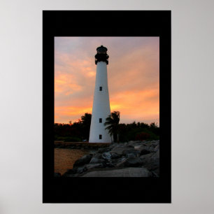 Poster Cape Florida lighthouse print