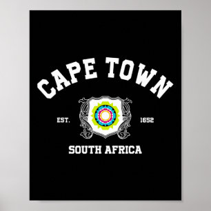 Poster Cape Town Afrique du Sud Ville Photographie Vacanc