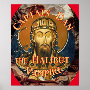 Poster Capitaine Dan le vampire flétan