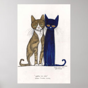 Poster Capitaine et Pete sur toile