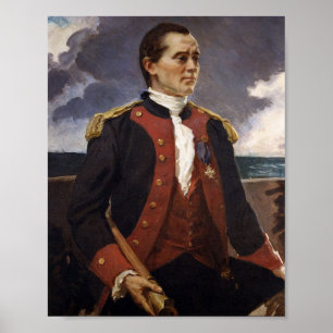 Poster Capitaine John Paul Jones, Marine continentale