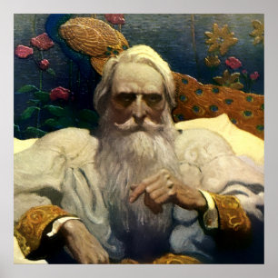 Poster "Capitaine Nemo of the Nautilus" par NC Wyeth