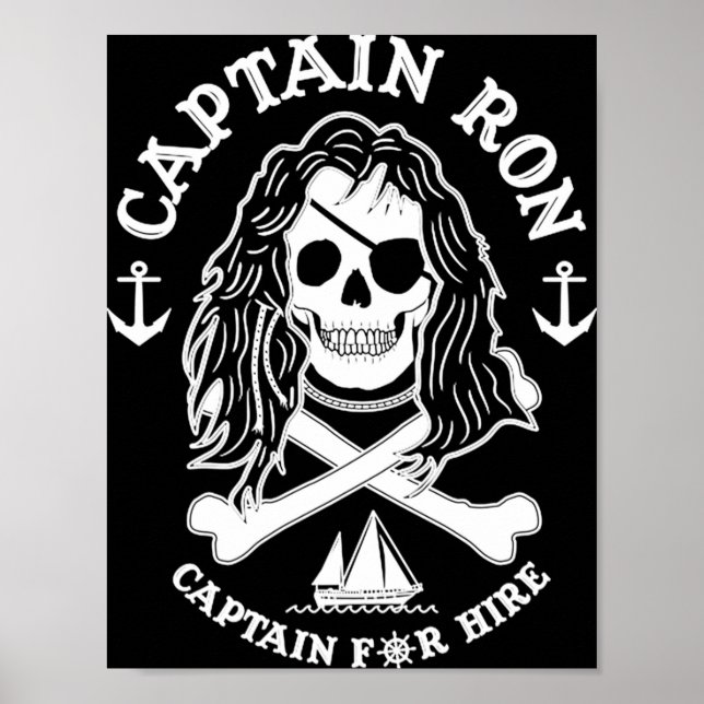 Poster Capitaine Ron Capitaine À L'Embauche (Devant)