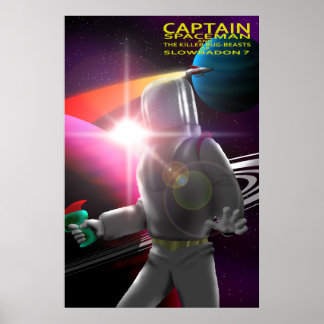 Poster Capitaine Spaceman