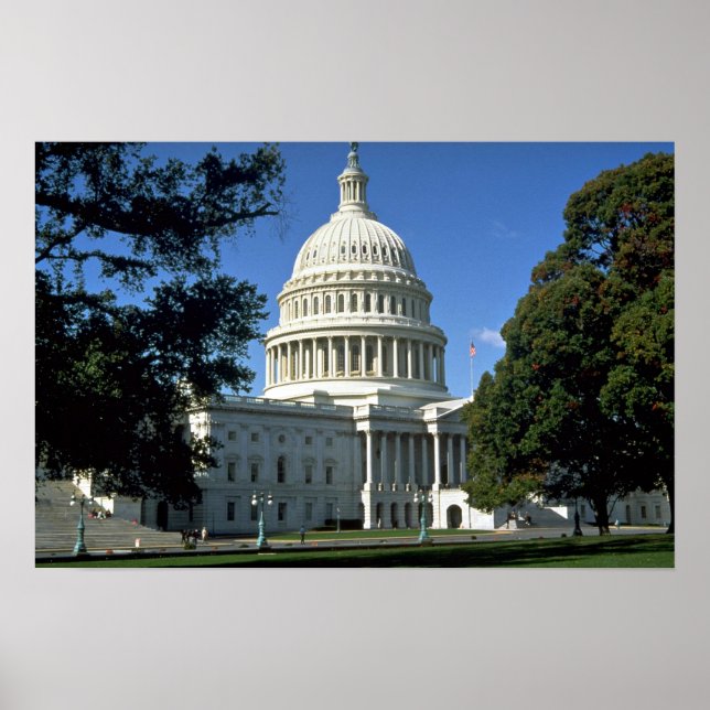 Poster Capitol Building, Washington, D.C., États-Unis (Devant)