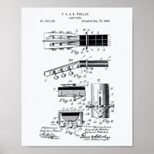 Poster Capo Tasto 1893 Livre blanc sur l'art des brevets