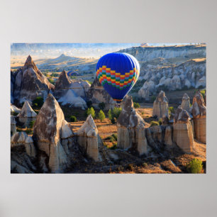 Poster Cappadoce, Goreme Montgolfière