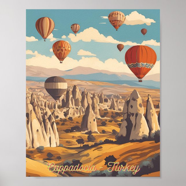 Poster Cappadoce, Turquie (Devant)