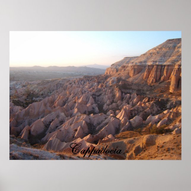 Poster Cappadocia sunset (Devant)