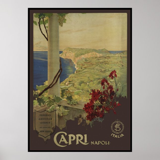 Poster Capri Napoli (Devant)
