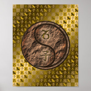 Poster Capricorne et Rat de la Terre