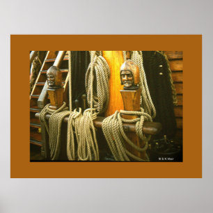 Poster - Capstans et corde
