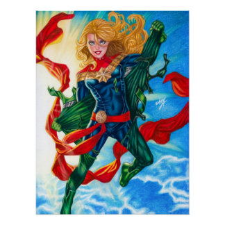 Poster Captain Marvel ~ Carol Danvers