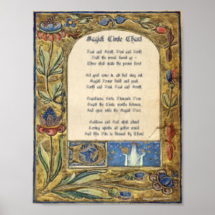 POSTER CAPTER UNE CHANT DE CERCLE MAGICK