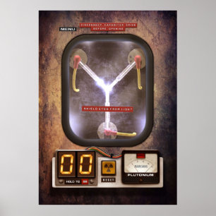 Poster Capteur de flux rustique Steampunk