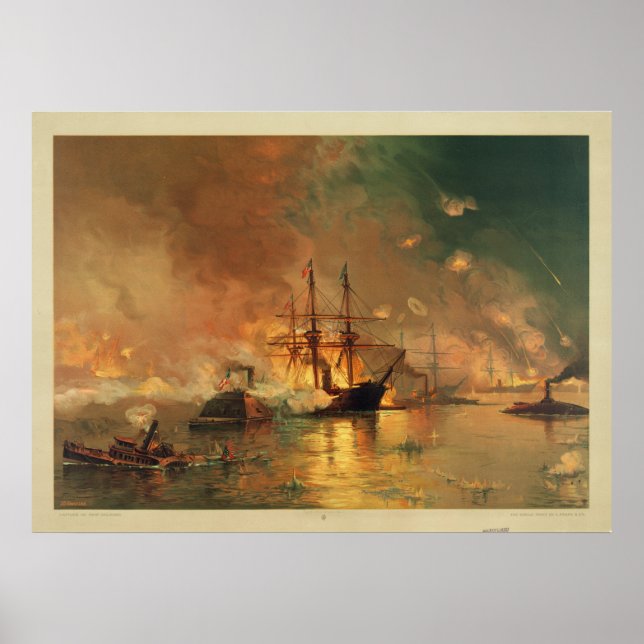 Poster Capture de la guerre civile américaine de la Nouve (Devant)