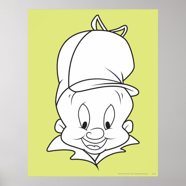 Poster Capture de la tête ELMER FUDD™ (Devant)