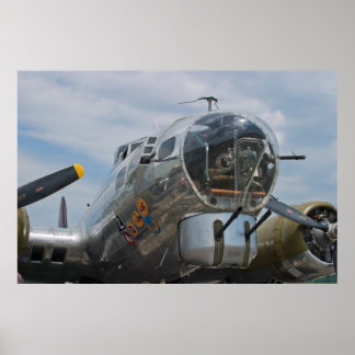 Poster Capture d'écran avant d'un gunner B-17G SuperFortr