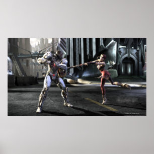 Poster Capture d'écran : Cyborg vs Harley