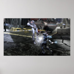 Poster Capture d'écran : Cyborg vs Nightwing 3